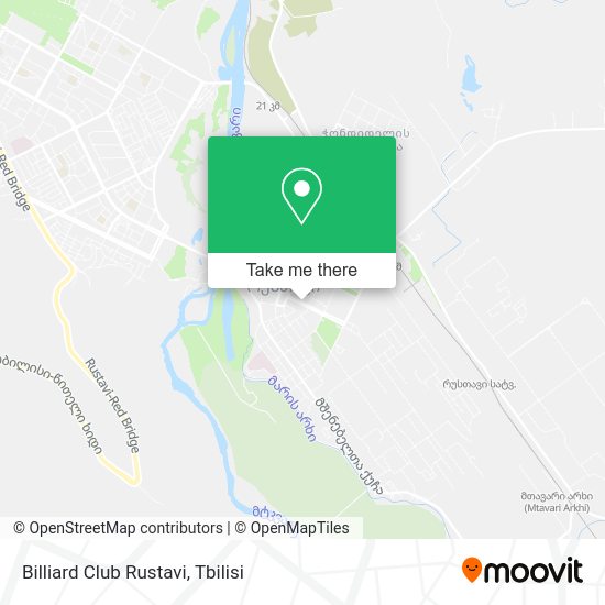 Карта Billiard Club Rustavi