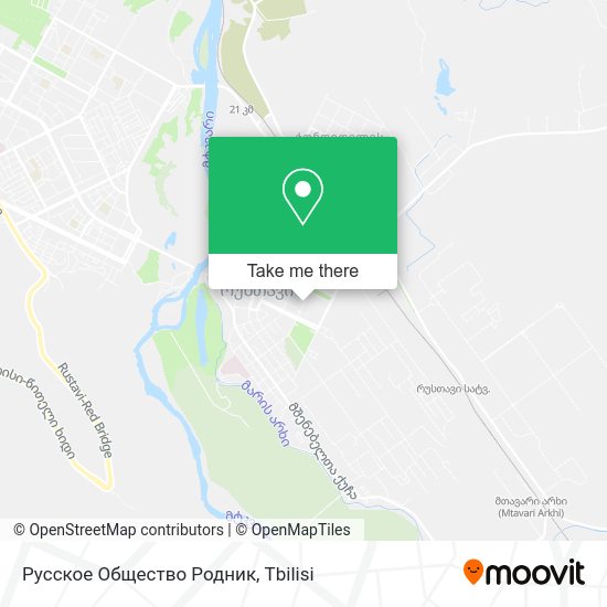 Карта Русское Общество Родник