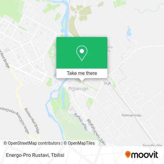 Карта Energo-Pro Rustavi