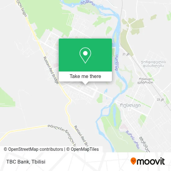 TBC Bank map