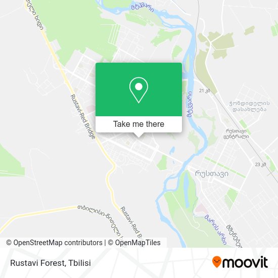 Карта Rustavi Forest