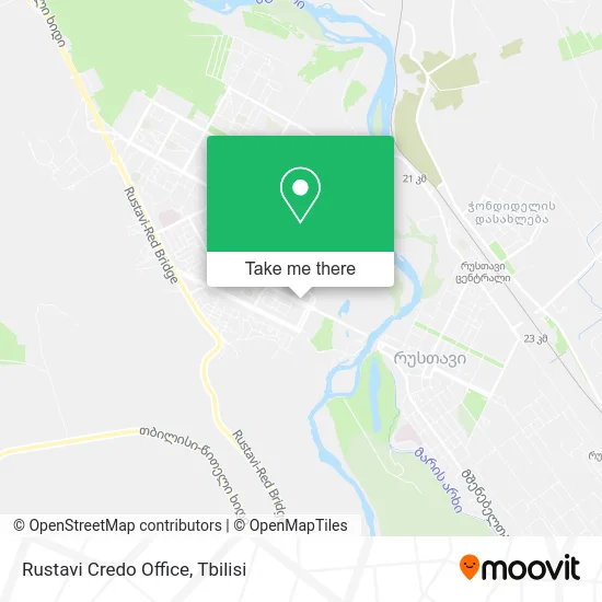 Карта Rustavi Credo Office