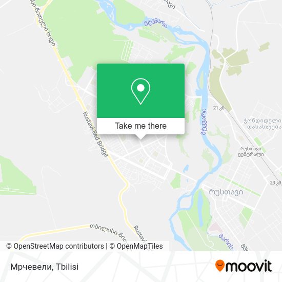 Карта Мрчевели