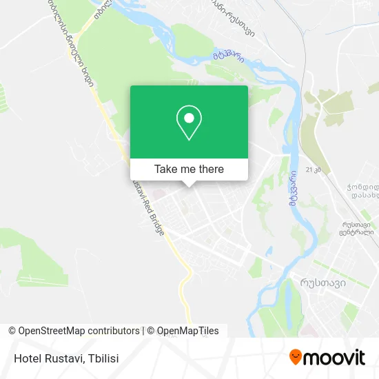 Карта Hotel Rustavi