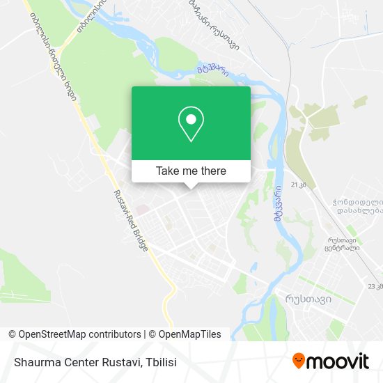 Карта Shaurma Center Rustavi