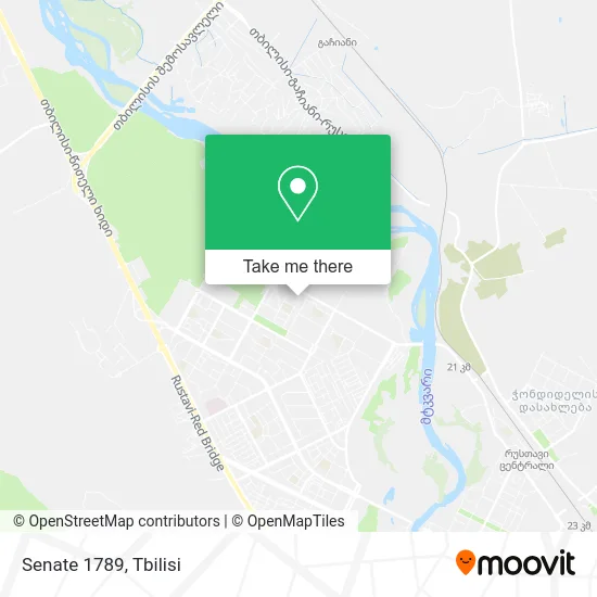 Карта Senate 1789