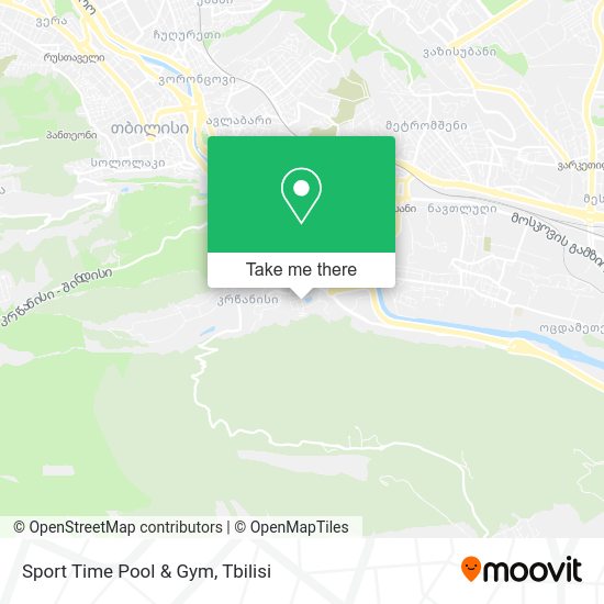 Карта Sport Time Pool & Gym
