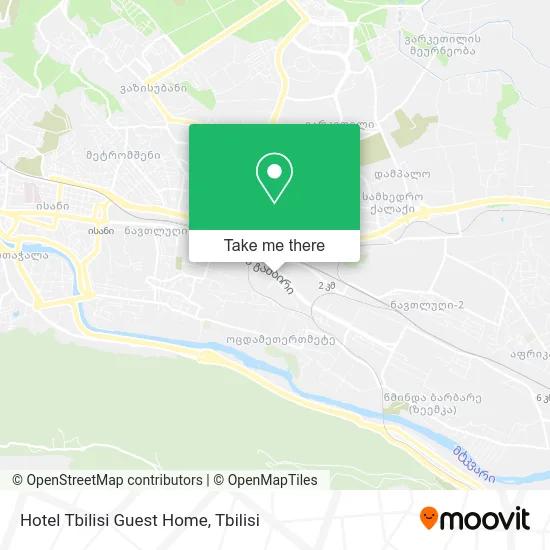Hotel Tbilisi Guest Home map