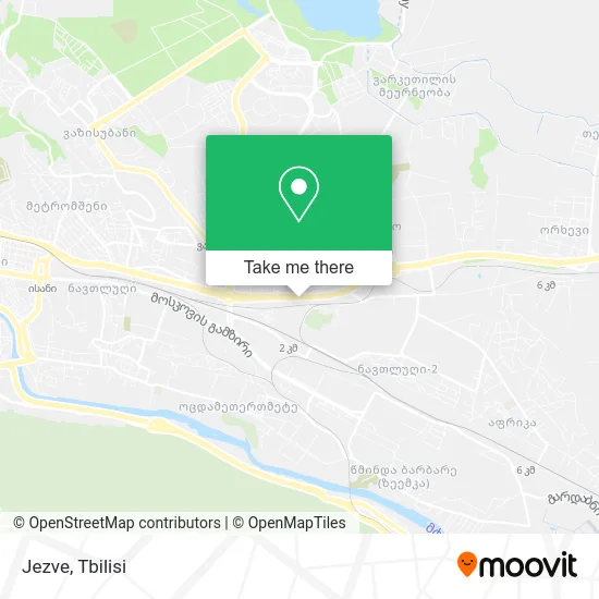 Карта Jezve