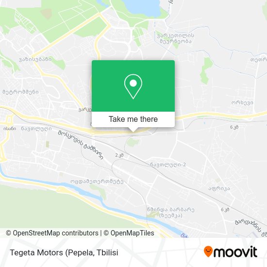 Карта Tegeta Motors