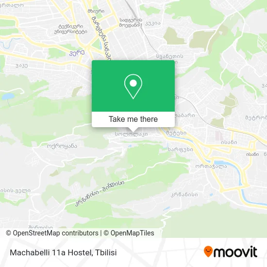 Карта Machabelli 11a Hostel