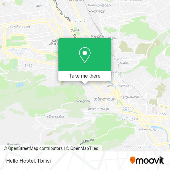 Карта Hello Hostel