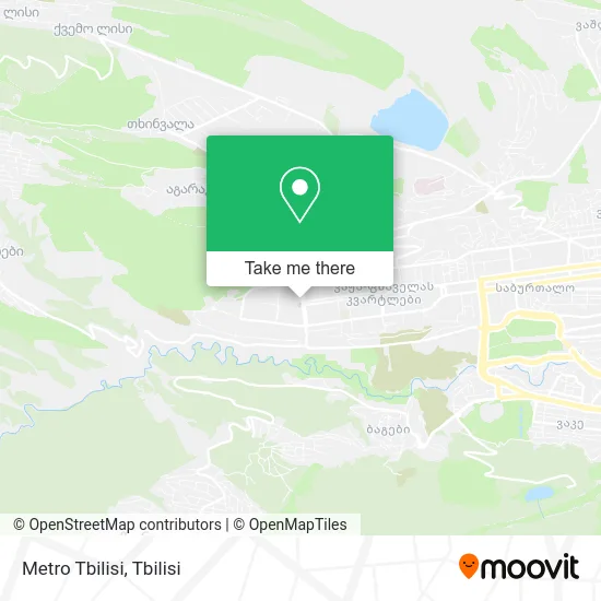 Карта Metro Tbilisi