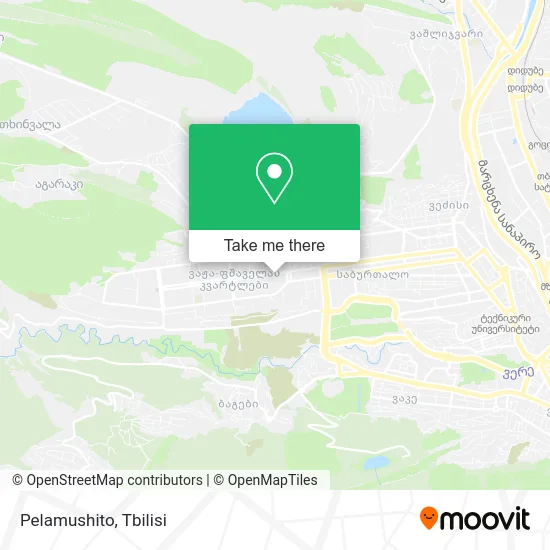 Карта Pelamushito