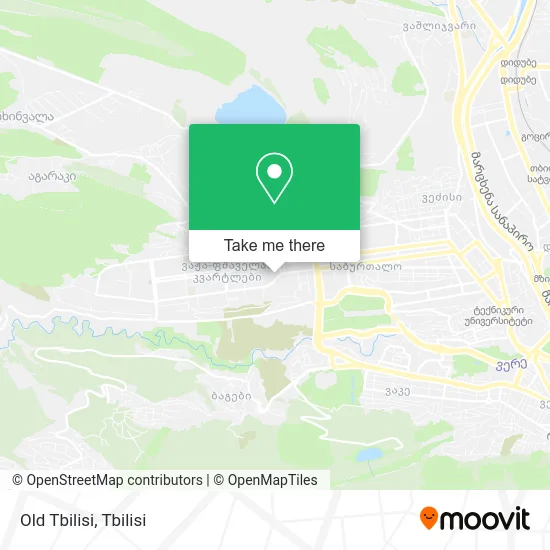 Карта Old Tbilisi