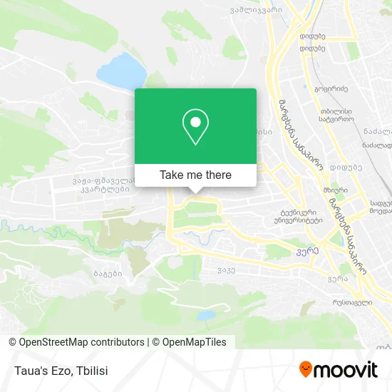 Карта Taua's Ezo