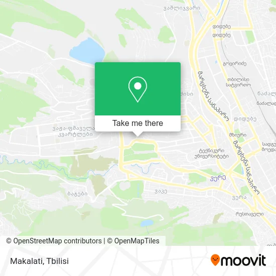 Карта Makalati