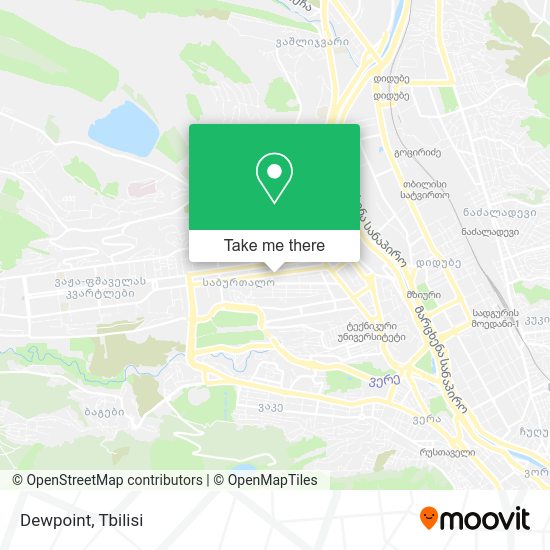 Карта Dewpoint