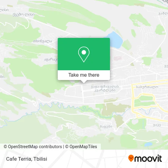 Карта Cafe Terria