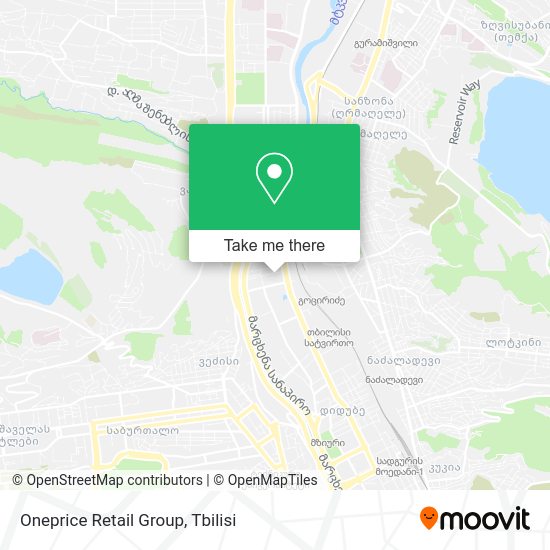 Карта Oneprice Retail Group