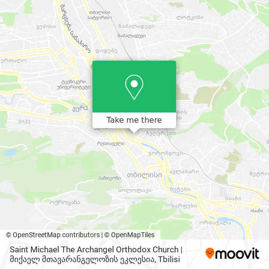 Saint Michael The Archangel Orthodox Church | მიქაელ მთავარანგელოზის ეკლესია map
