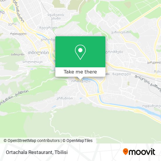 Ortachala Restaurant map