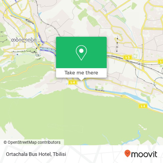 Ortachala Bus Hotel map