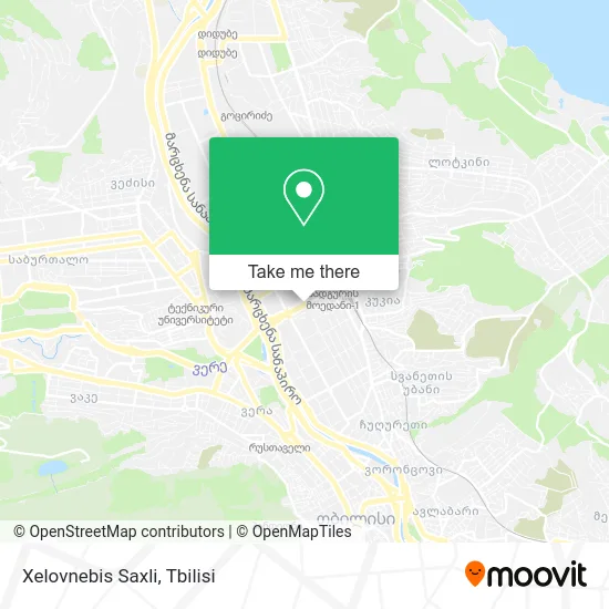 Карта Xelovnebis Saxli