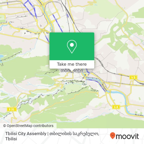 Tbilisi City Assembly | თბილისის საკრებულო map