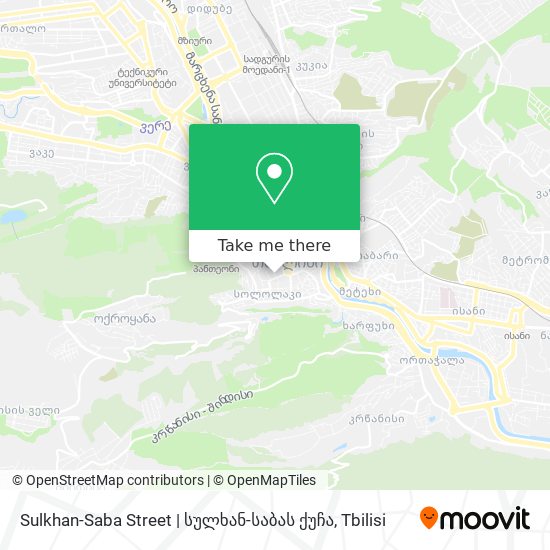 Sulkhan-Saba Street | სულხან-საბას ქუჩა map