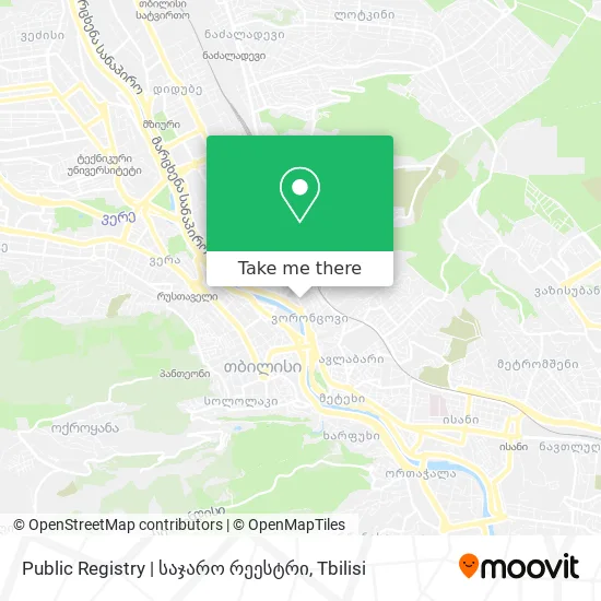 Public Registry | საჯარო რეესტრი map
