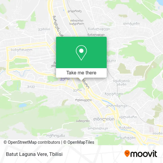 Карта Batut Laguna Vere