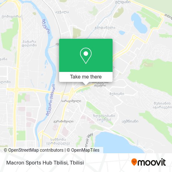 Карта Macron Sports Hub Tbilisi