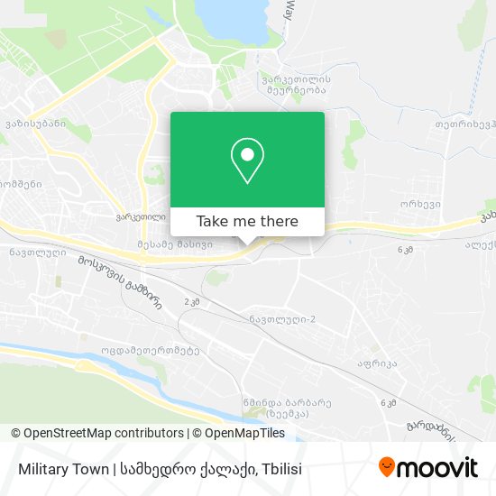 Карта Military Town | სამხედრო ქალაქი