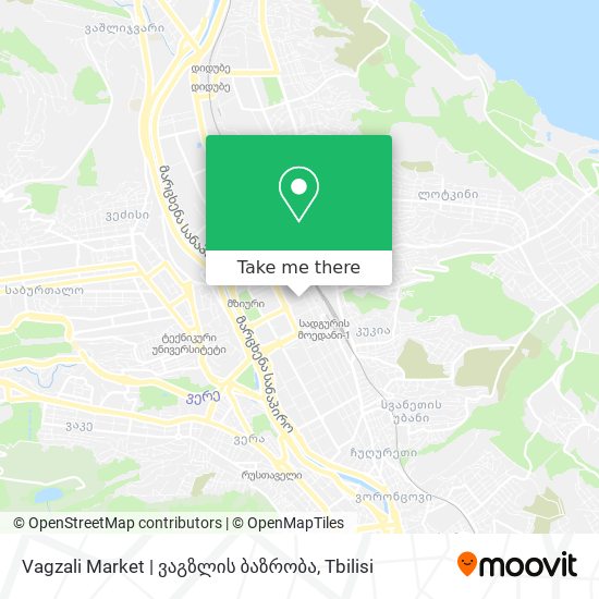 Vagzali Market | ვაგზლის ბაზრობა map