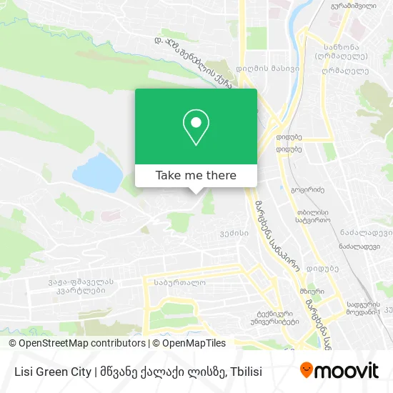 Lisi Green City | მწვანე ქალაქი ლისზე map