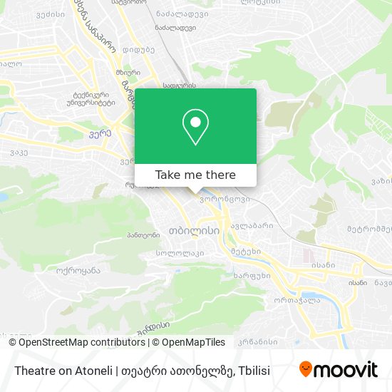 Theatre on Atoneli | თეატრი ათონელზე map