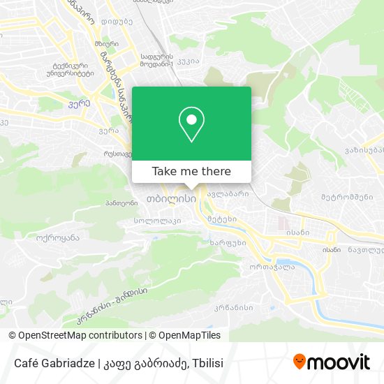 Карта Café Gabriadze | კაფე გაბრიაძე