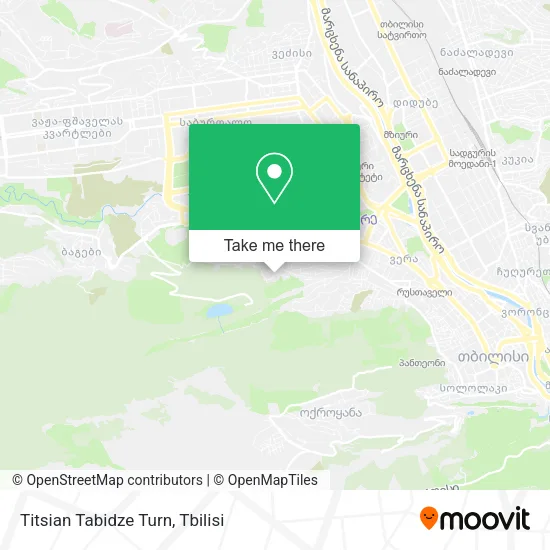 Карта Titsian Tabidze Turn