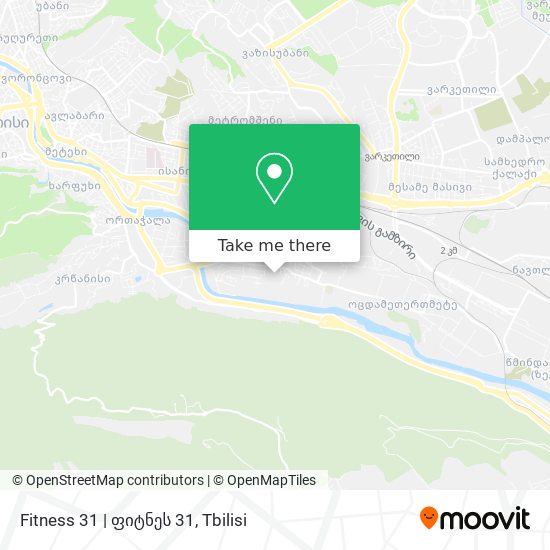 Fitness 31 | ფიტნეს 31 map