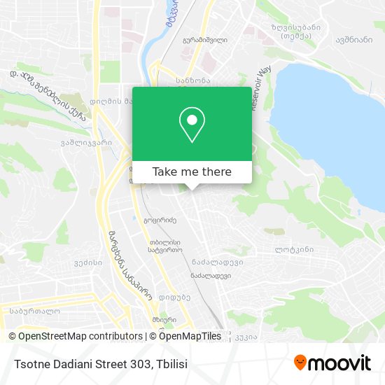 Карта Tsotne Dadiani Street 303