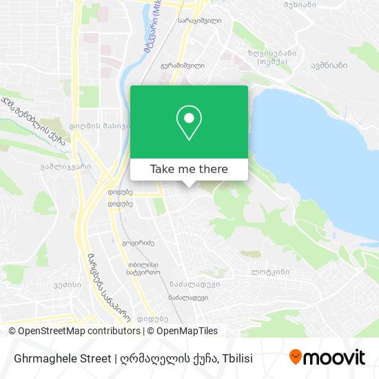 Карта Ghrmaghele Street | ღრმაღელის ქუჩა