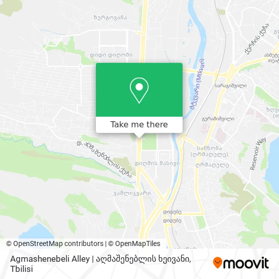 Agmashenebeli Alley | აღმაშენებლის ხეივანი map