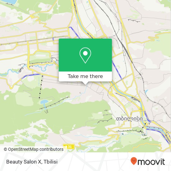 Beauty Salon X map