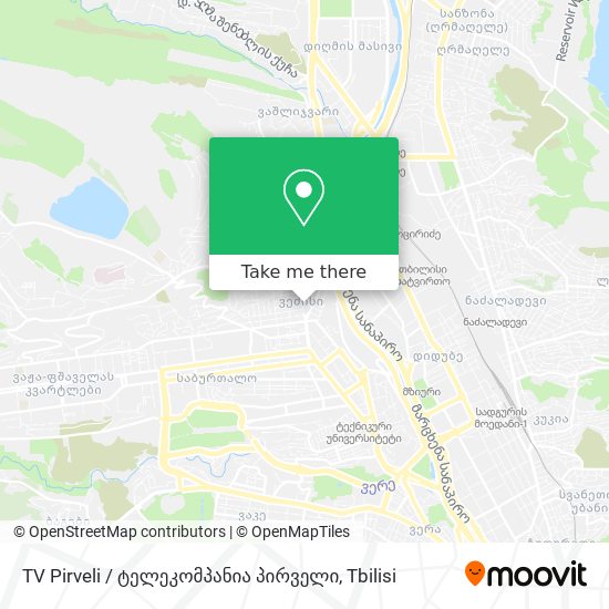 TV Pirveli / ტელეკომპანია პირველი map