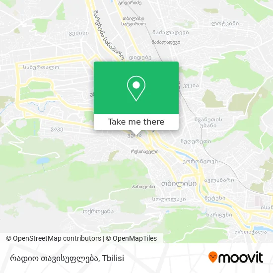 რადიო თავისუფლება map