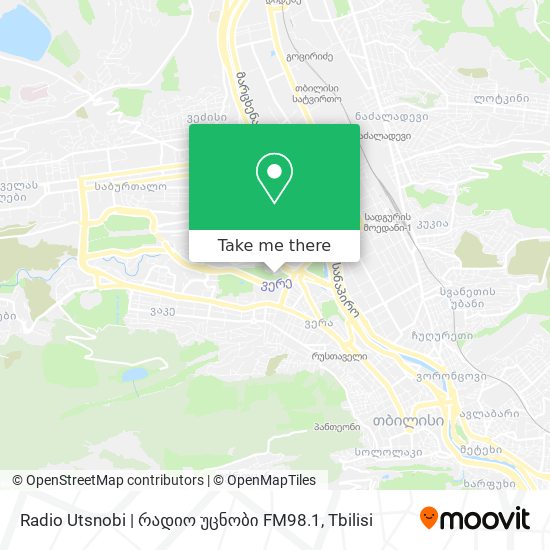 Radio Utsnobi | რადიო უცნობი FM98.1 map
