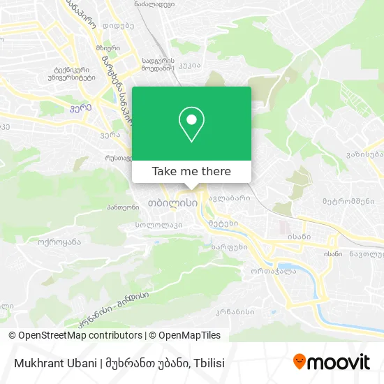 Mukhrant Ubani | მუხრანთ უბანი map