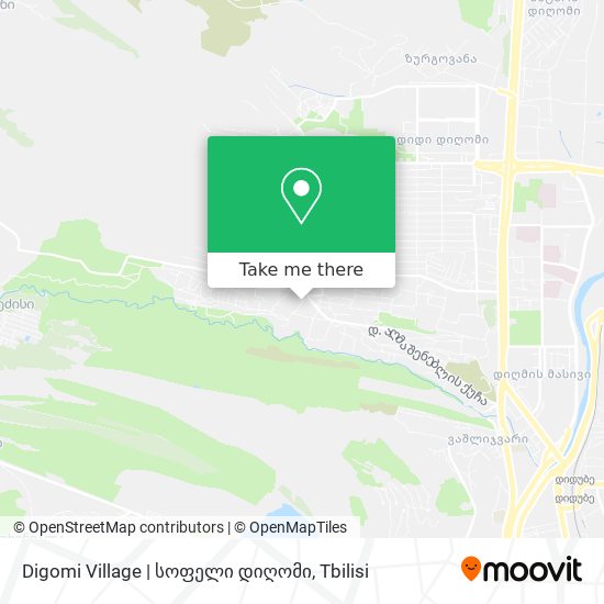 Digomi Village | სოფელი დიღომი map