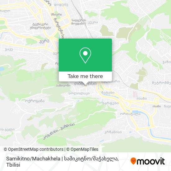 Карта Samikitno / Machakhela | სამიკიტნო / მაჭახელა